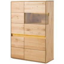 Massivmoebel24 - Buffet 103x43,5 Chêne sauvage huilé Bois naturel cardiff 120 - natur