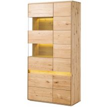 Vetrina in legno di Quercia Selvatica 103x43,5x207 quercia naturale oliato cardiff 111