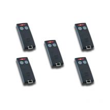 Cardin - 5 x télécommande 2 canaux 433 mhz s504 txq504c2