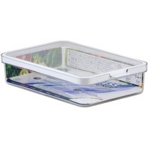 CARE + PROTECT Contenitore per alimenti intelligente, l’organizer per frigorifero, ottimamente impilabile, protegge gli alimenti dall'umidità e