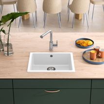 Carea Cuisine&bain - carea - Evier sous et sur plan modula Blanc