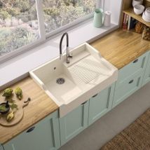 Carea Cuisine&bain - carea - Evier Timbre d'office 1 bac Sable