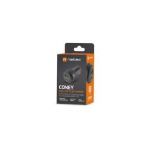 Natec - Coney Universal Negro Encendedor de cigarrillos Carga rápida Auto
