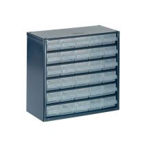 Raaco - Cargador de piezas pequeñas Cargador de acero 630-00 L.306xP.150xH.283mm 30 cajones.