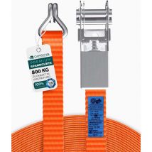 Cargova Robuste 800kg Spanngurte Mit Haken [4er Set] [4m] - Tüv/gs Zertifiziert & Din - Vielseitig Einsetzbar - 25mm Breite - Ideal Für Professionelle