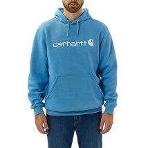 Carhartt - 100074 Signature Logo Sweatshirt Blue Lagoon xxl