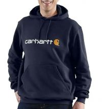 Carhartt 100074 Signature Logo Sweatshirt Navy XXL