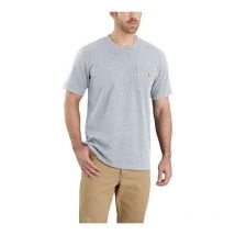 Carhartt - 103296 Short Sleeve K87 T-Shirt Heather Grey s - Heather Grey