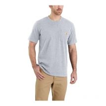 103296 Short Sleeve K87 T-Shirt Heather Grey xxl - Heather Grey - Carhartt