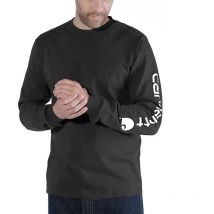 Carhartt - EK231 Long Sleeve Logo T-Shirt Black l