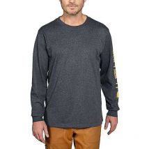 Carhartt EK231 Long Sleeve Logo T-Shirt Carbon XXL