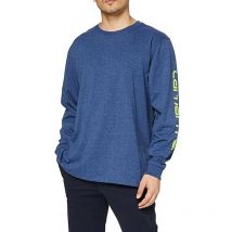 Carhartt EK231 Long Sleeve Logo T-Shirt Cobalt M