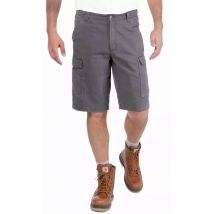 Rigby Rugged Cargo Shorts Grigio Scuro S.50 - 103542-029-W42 - Carhartt