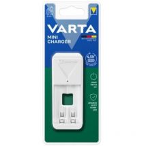 Varta - Caricabatterie e Batterie Mini Charger 2xAAA Bianco