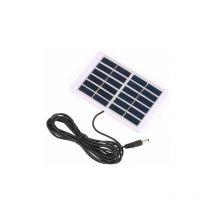 DK - Caricabatterie solare da 1,2 W/6 v con uscita 5521 cc Cavo da 3 m Caricabatterie per pannello solare policristallino, 84130 mm