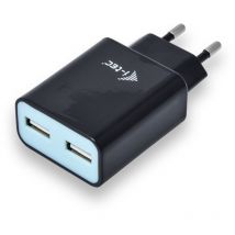 I-tec caricabatterie universale usb power 2 port 2,4a white charger2ab