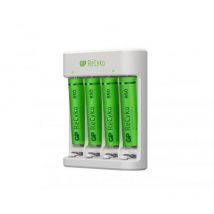 Caricabatterie usb standard per batterie Stilo e MiniStilo, 4 batterie Ministilo aaa da 850 mAh incluse