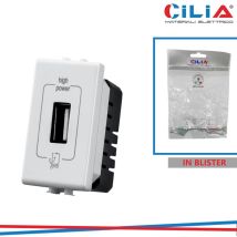 Caricatore USB 1.2A Bianco – Cilia – Compatibile con dispositivi USB – Design elegante