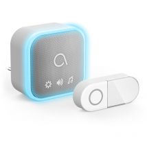 Avidsen - Carillon avec design tissu, sans fil, flash lumineux et carillon branché sur prise 102512 -