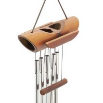 Aubry Gaspard - Carillon extérieur en bambou et métal 45 cm