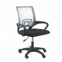 CARISE - Silla operativa ergonómica - Altura regulable - Con reposabrazos - Silla operativa giratoria