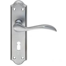 Carlisle Brass - Madrid Lever Lock Door Handles Satin Chrome