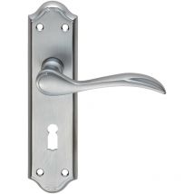 Carlisle Brass - Madrid Lever Lock Door Handles Satin Chrome