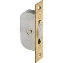 Sash Window Axle Pulley Polished Brass - Carlisle Brass