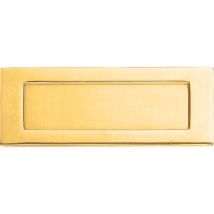 Victorian Letter Plate 359mm Polished Chrome - Carlisle Brass