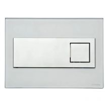 Caro Bedienplatte Weißglas