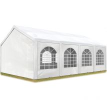 Carpasol - toolport Carpa de fiesta de alta calidad 3x8 m carpa para fiestas carpa de lona pe 450 n carpa de jardín carpa para fiestas blanca