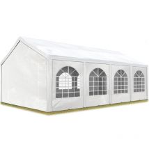 Carpasol - toolport Carpa de fiesta de alta calidad 3x9 m carpa para fiestas carpa de lona pe 450 n carpa de jardín carpa para fiestas blanca
