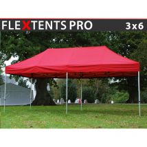 Dancover - Carpa plegable Carpa Rapida FleXtents pro 3x6m Rojo