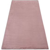 Carpet bunny pink imitation of rabbit fur pink 180x270 cm
