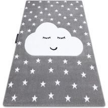 Rugsx - Carpet petit cloud stars grey grey 160x220 cm