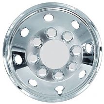 Set Copricerchi Sferici 41 cm Cromo Carpoint Argento