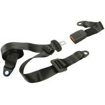Cinturón de seguridad de 3 puntos estático negra Carpoint