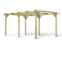 Carport 1 voiture en bois - Henri
