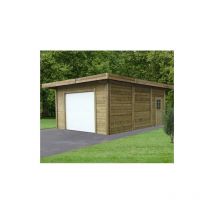 Carport 5064 x 7064 mm garage, Ancrage a visser