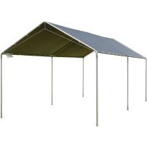 MH - Carport auvent pour voiture rody gris