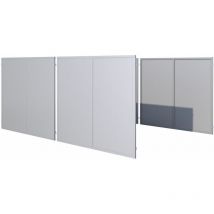 KGT - Carport 'Elbe' Seitenelement 'avb', silber, 2,05 x 1,75 x 0,04 m (b x h x t)