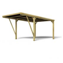 Forest Style - Carport simple 1 voiture 16,5 m² Victor Modern