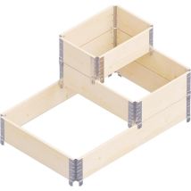 Upyard - Carré Potager 3 Niveaux Stepped Bed 120 X 80 X 58.5 Cm