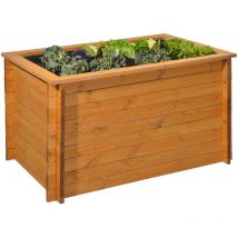 Carré potager surélevé 'Classic' - 150 x 100 x 85 cm (l x p x h) - Gaspo