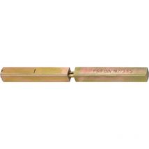 Carré porte 05 0125 - .9x139mm broche pleine fendue FSB