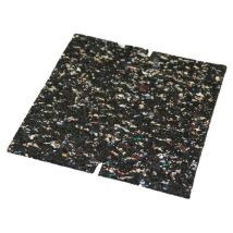 Jouplast Grip-Isolierpad 160 x 140 x 3 mm Recyceltes Gummi Terrassenbau Zubehör