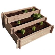 Carré potager 3 étages en bois de douglas