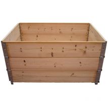 Multitanks - Carré potager en bois naturel 1200 x 800mm hauteur 585mm