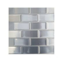 Carrelage Adhesif 3d Faience Metal Access Deco