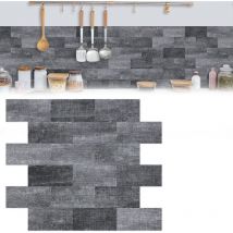 Carrelage adhésif Découpable Autocollant de carrelage pvc Film pour carrelage Carrelage mural 34x29cm par pièce Type d Naizy